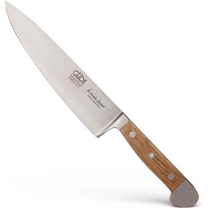 Chefmesser Kochmesser ALPHA OAK 21 cm, braun, Güde