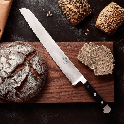 Brotmesser ALPHA POM 32 cm, schwarz, Güde
