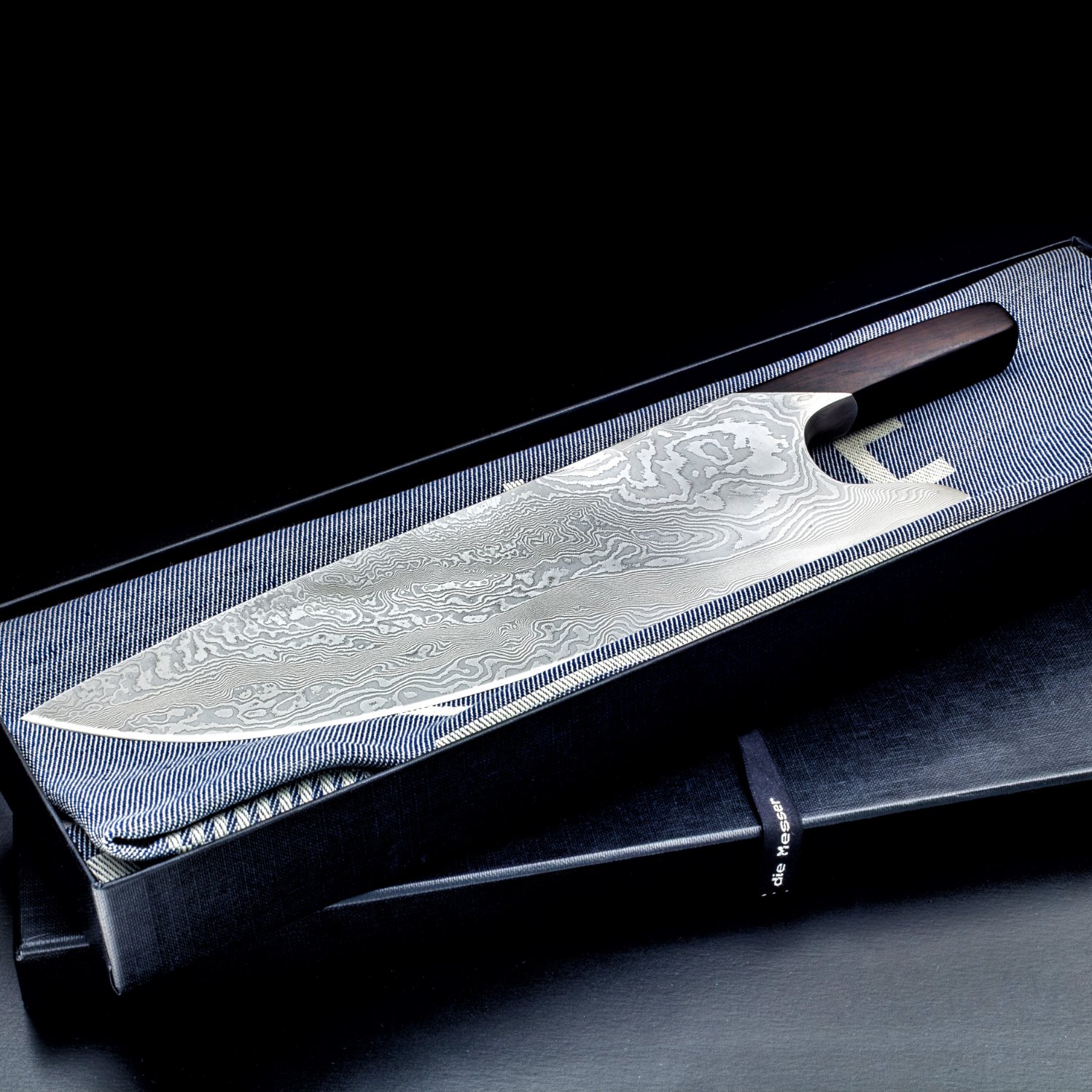 Chefmesser Kochmesser THE KNIFE GRENADILL DAMASCUS 26 cm, braun, Güde