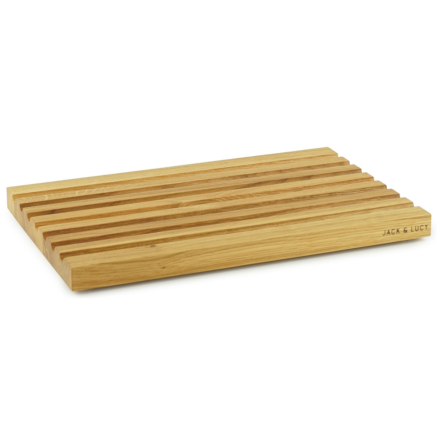 Schneidebrett ESSENTIALS 45 x 29,5 cm, für Brot, Eichenholz, Jack & Lucy