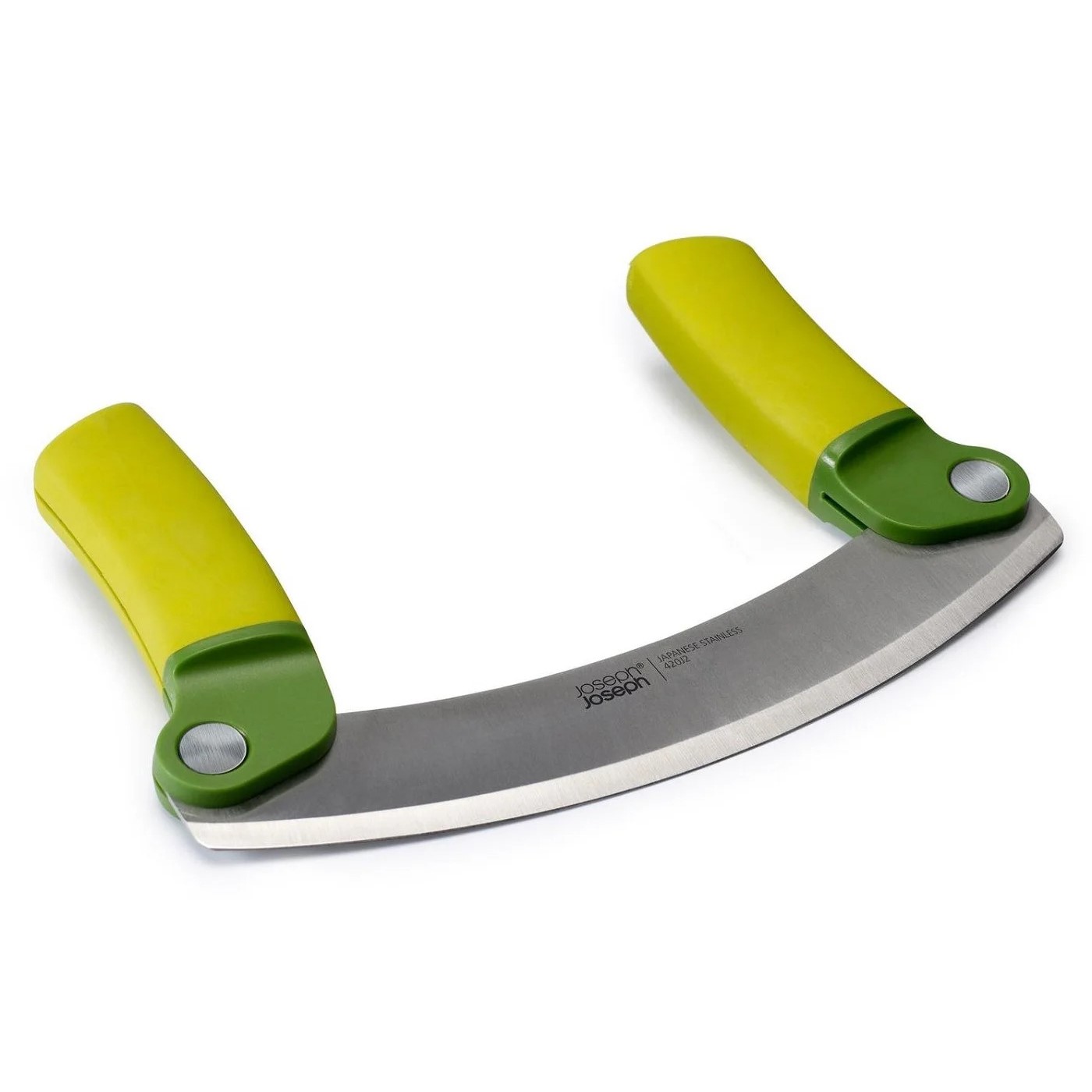 Wiegemesser MEZZALUNA 10079 18 cm, grün, Edelstahl, Joseph Joseph