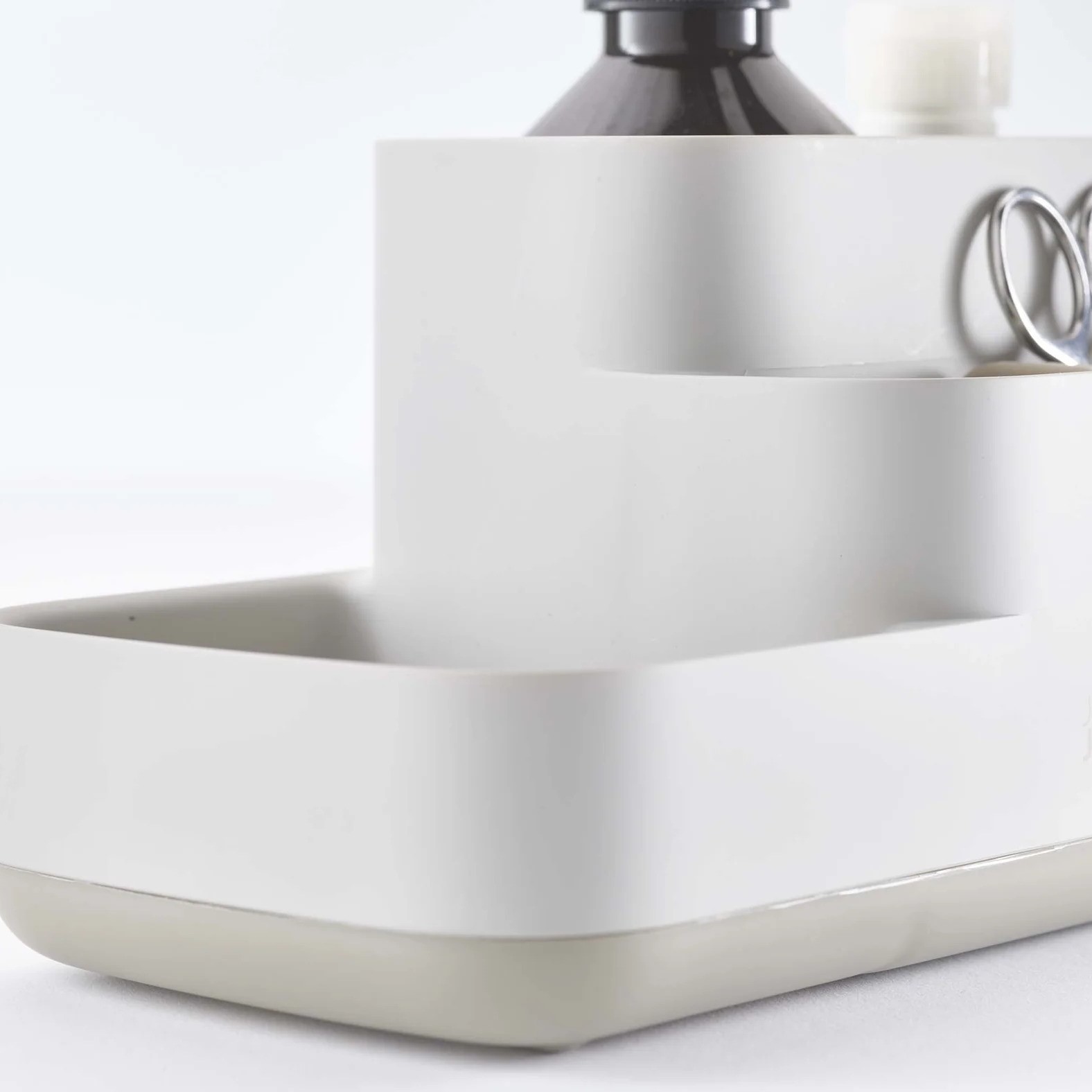 Badezimmer Aufbewahrung EASYSTORE 70576 25 cm, Ecru, Kunststoff, Joseph Joseph