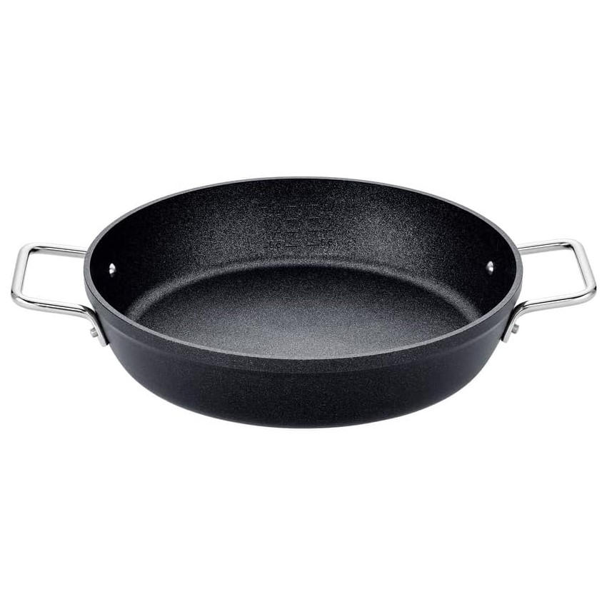 Servierpfanne ADAMANT 32 cm, schwarz, Aluminium, Fissler