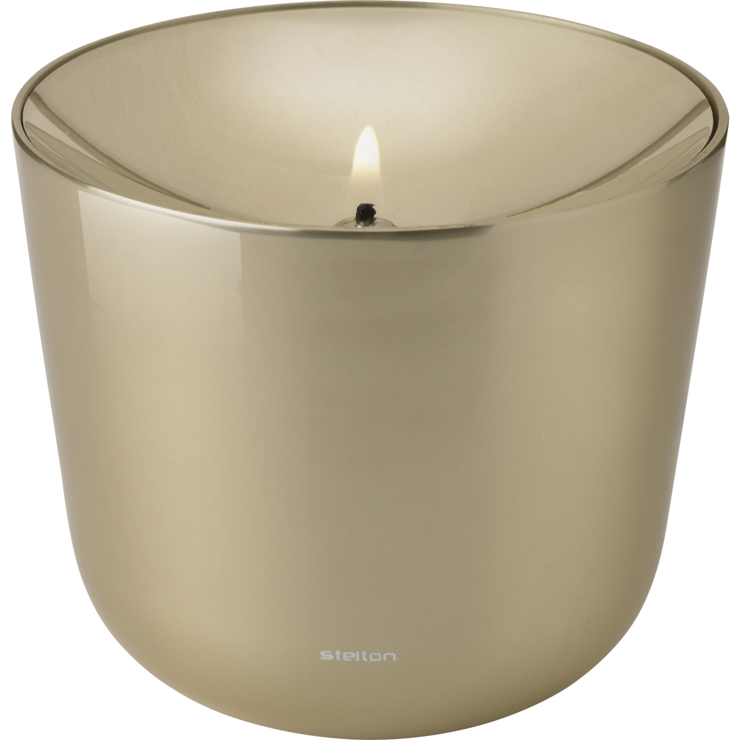 Öllampe SOLIS 11 cm, Messing, Aluminium, Stelton