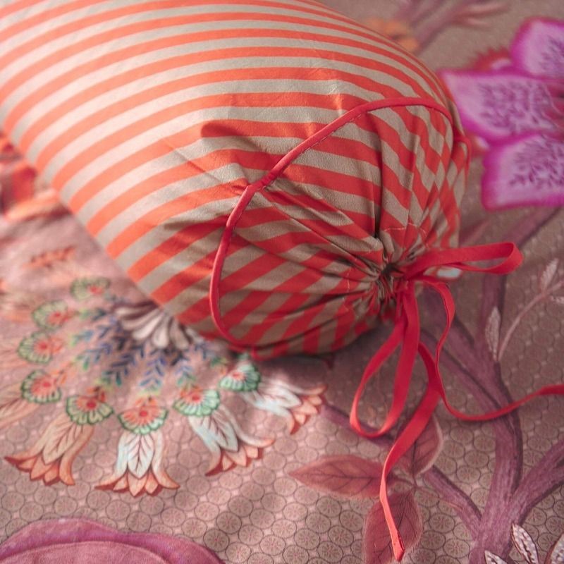 Deko Kissen RAYA 22 x 70 cm, rot, Baumwollperkal, Pip Studio