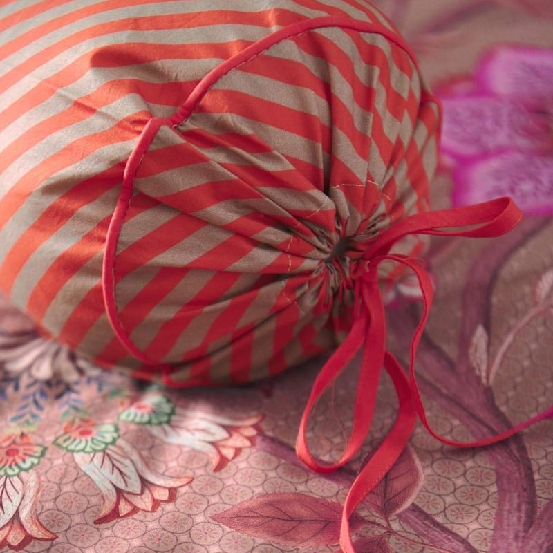 Deko Kissen RAYA 22 x 70 cm, rot, Baumwollperkal, Pip Studio