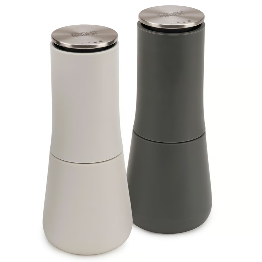 Salz- und Pfeffermühle Set MILLTOP 95036, 2er-Set, grau, Kunststoff, Joseph Joseph
