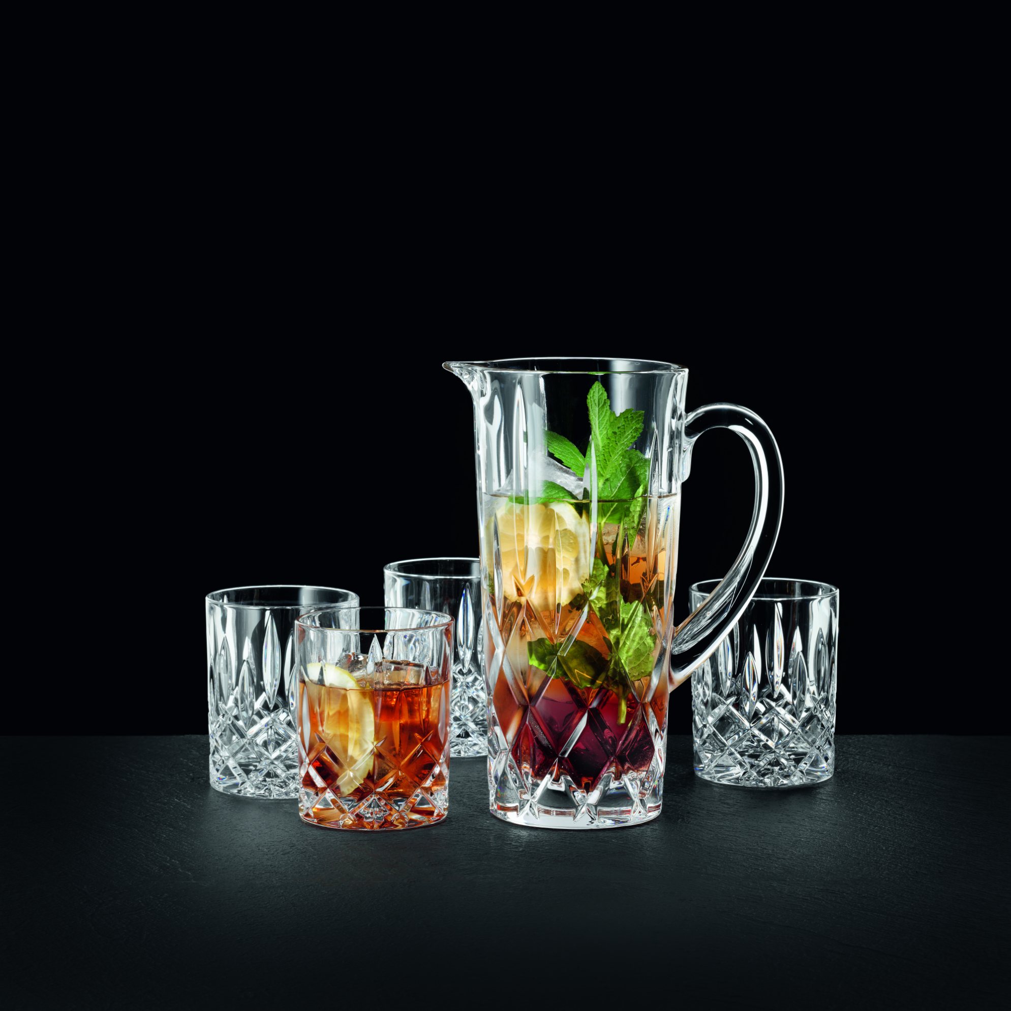 Trinkglas NOBLESSE 330 ml, set à 4 st, mit Kanne, glas, Nachtmann