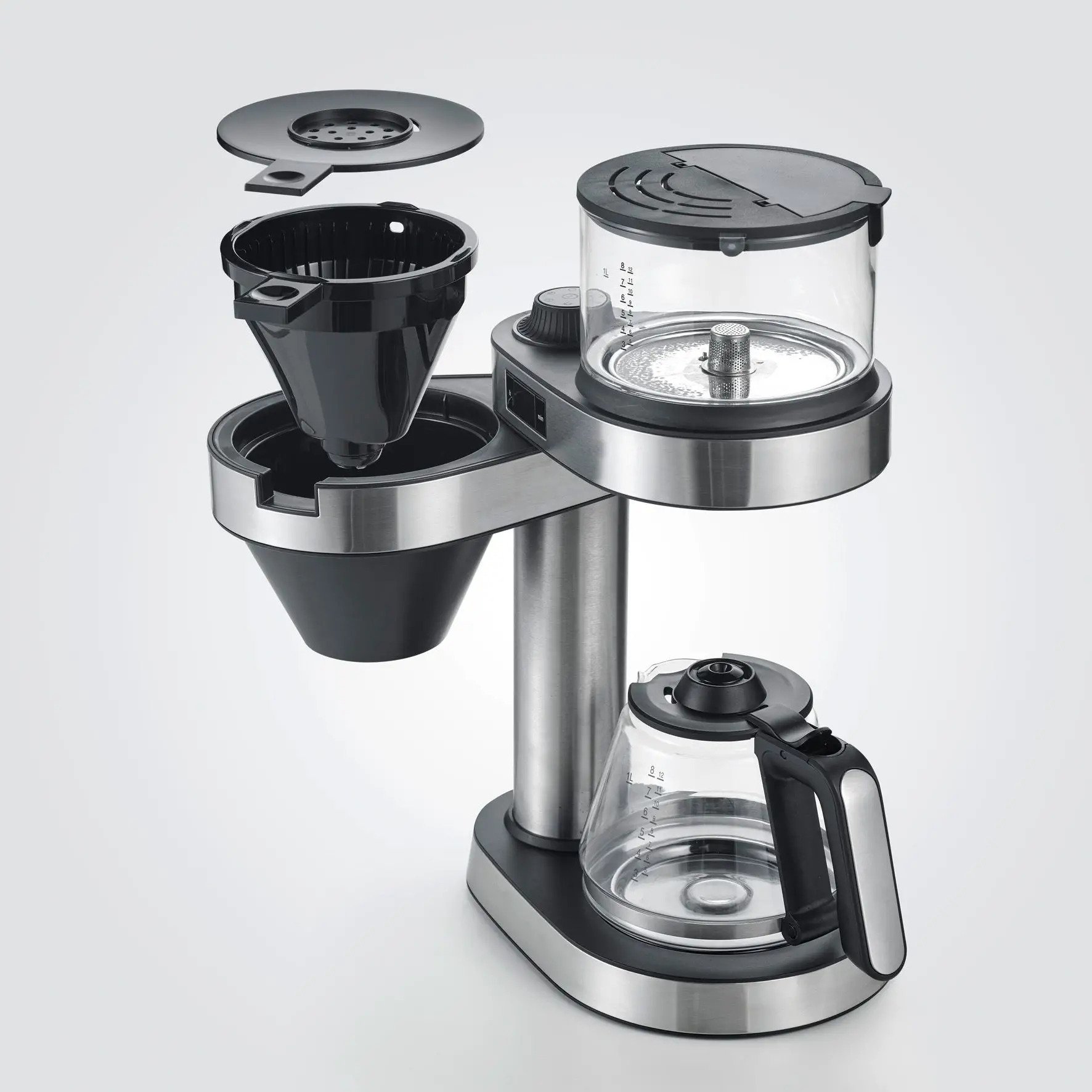 Kaffeetropfer KA 5760 CAPRICE Severin 1,0 l silber