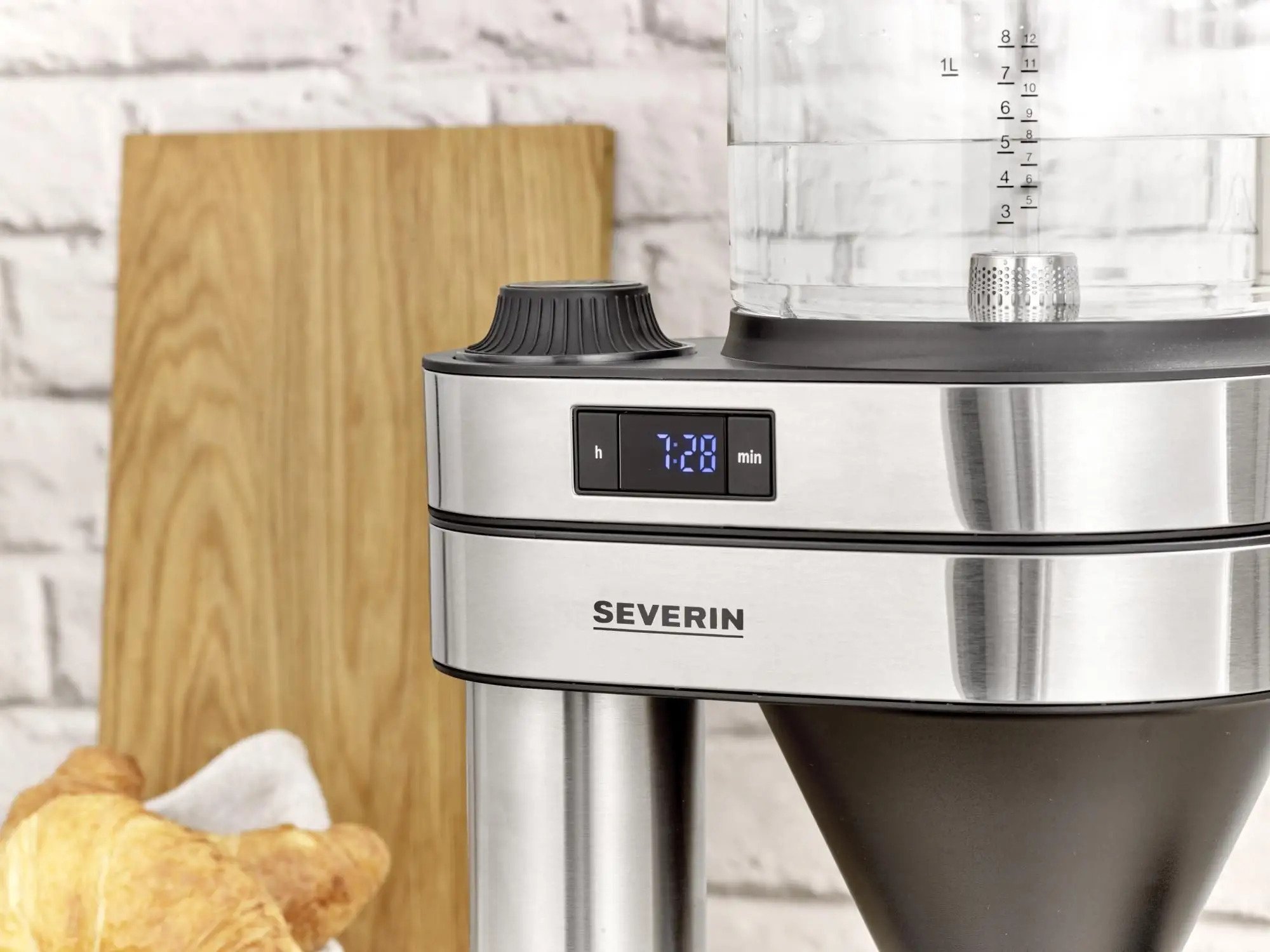 Kaffeetropfer KA 5760 CAPRICE Severin 1,0 l silber