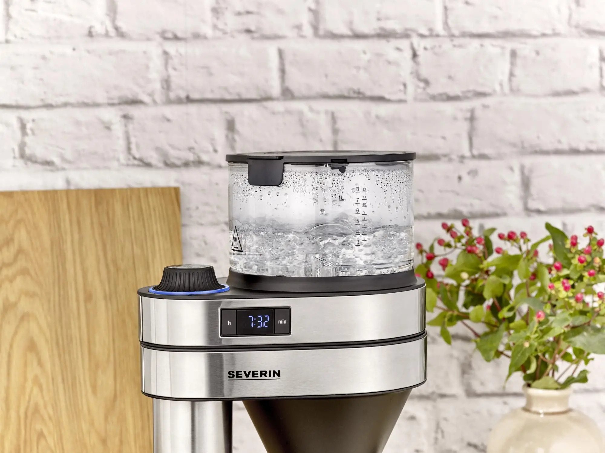 Kaffeetropfer KA 5760 CAPRICE Severin 1,0 l silber