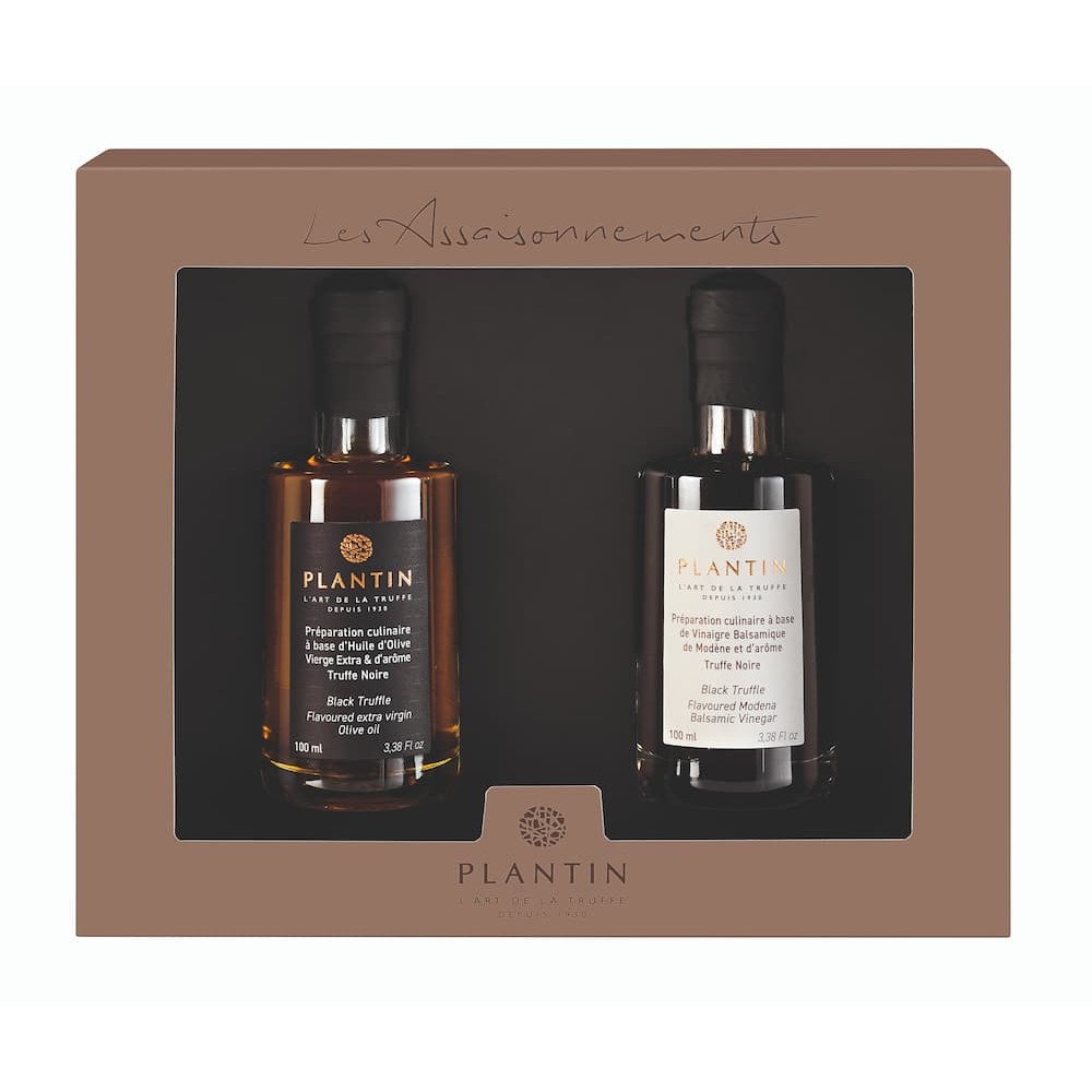 216677 darkova sada oil vinegar extra panensky olivovy olej balzamikovy ocet 2 x 100 ml plantin