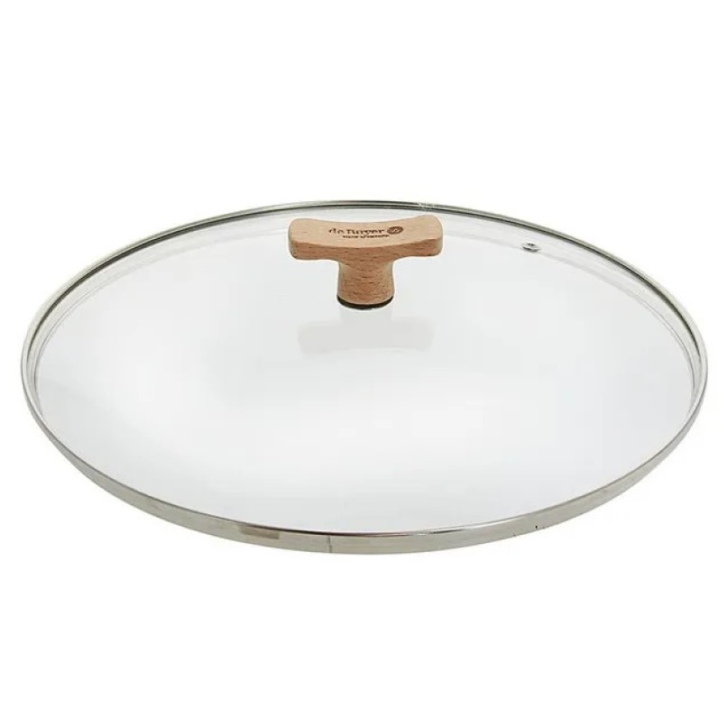 Topf- und Pfannendeckel 28 cm, mit Holzgriff, de Buyer