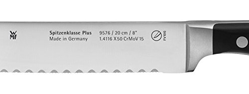 Brotmesser SPITZENKLASSE PLUS 20 cm, mit doppeltem Wellenschliff, WMF