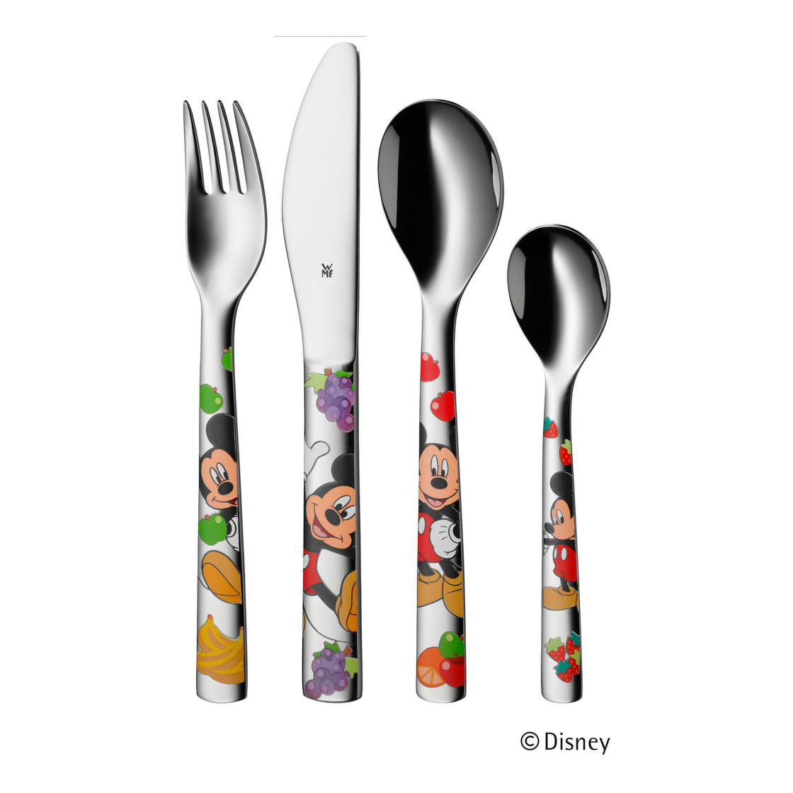 Kinder Besteckset MICKEY MOUSE DISNEY, 4-teilig, WMF