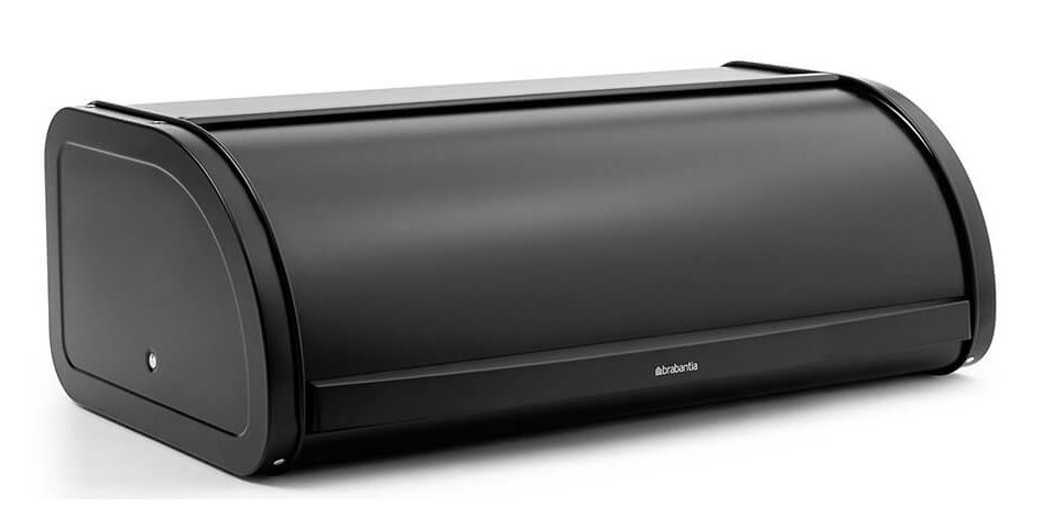 Rollbrotkasten ROLL TOP 44,5 cm, mattschwarz, Brabantia