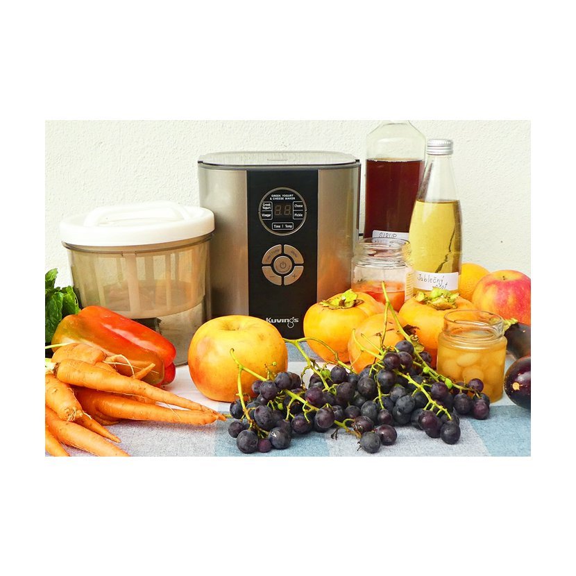 Joghurtbereiter FERMENTOR, Silber, Kuvings