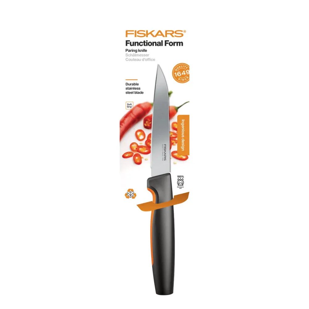 Schälmesser FUNCTIONAL FORM 11 cm, Fiskars