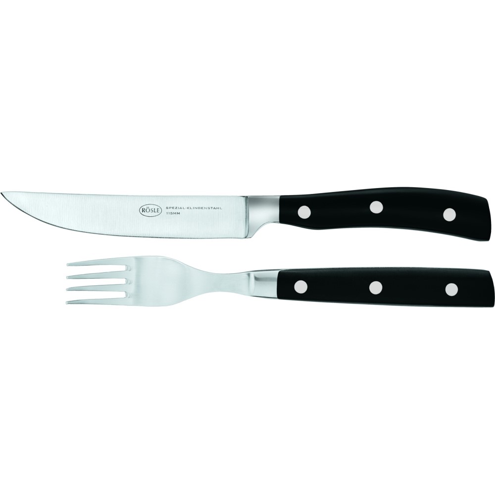 Steakbesteckset, 4-teilig, Rösle