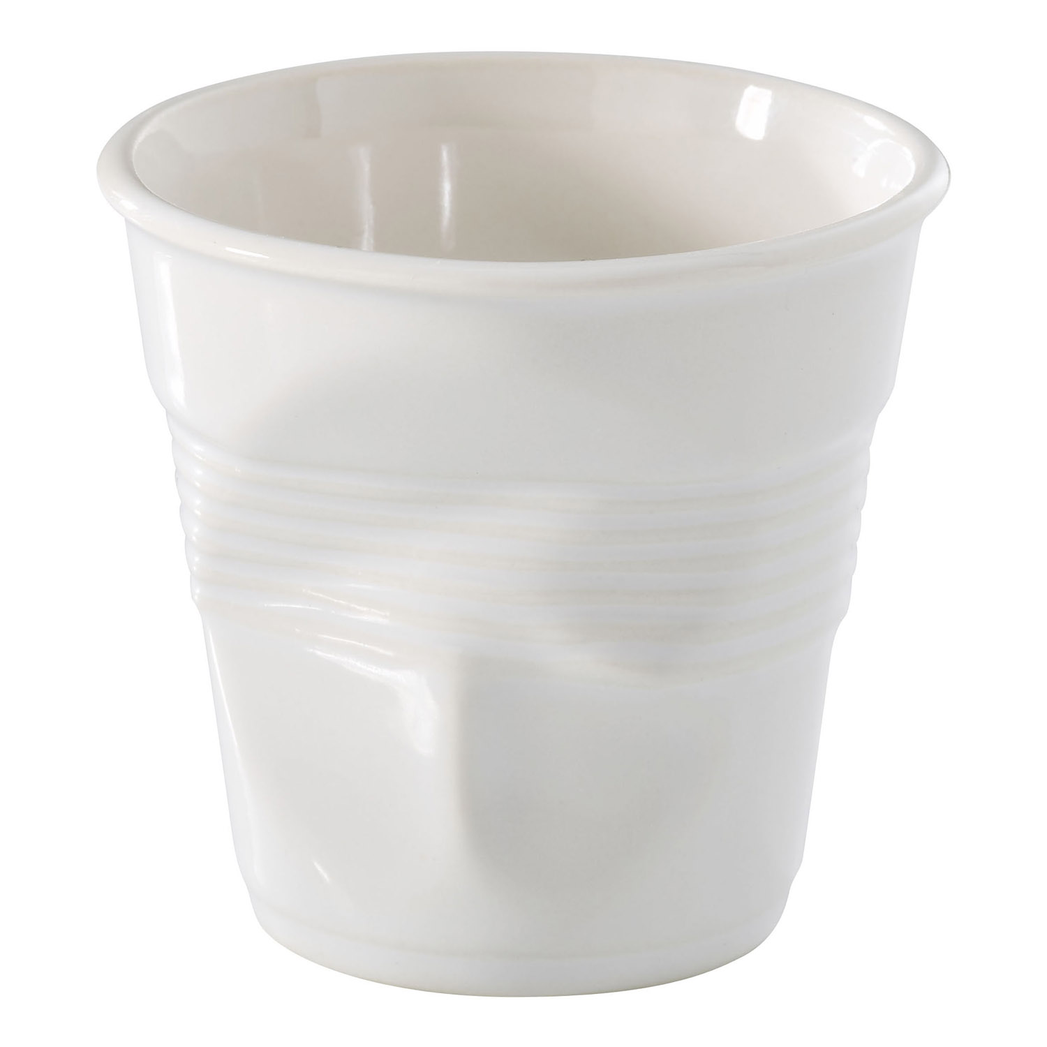 Knickbecher FROISSÉS 180 ml, weiß, Porzellan, REVOL