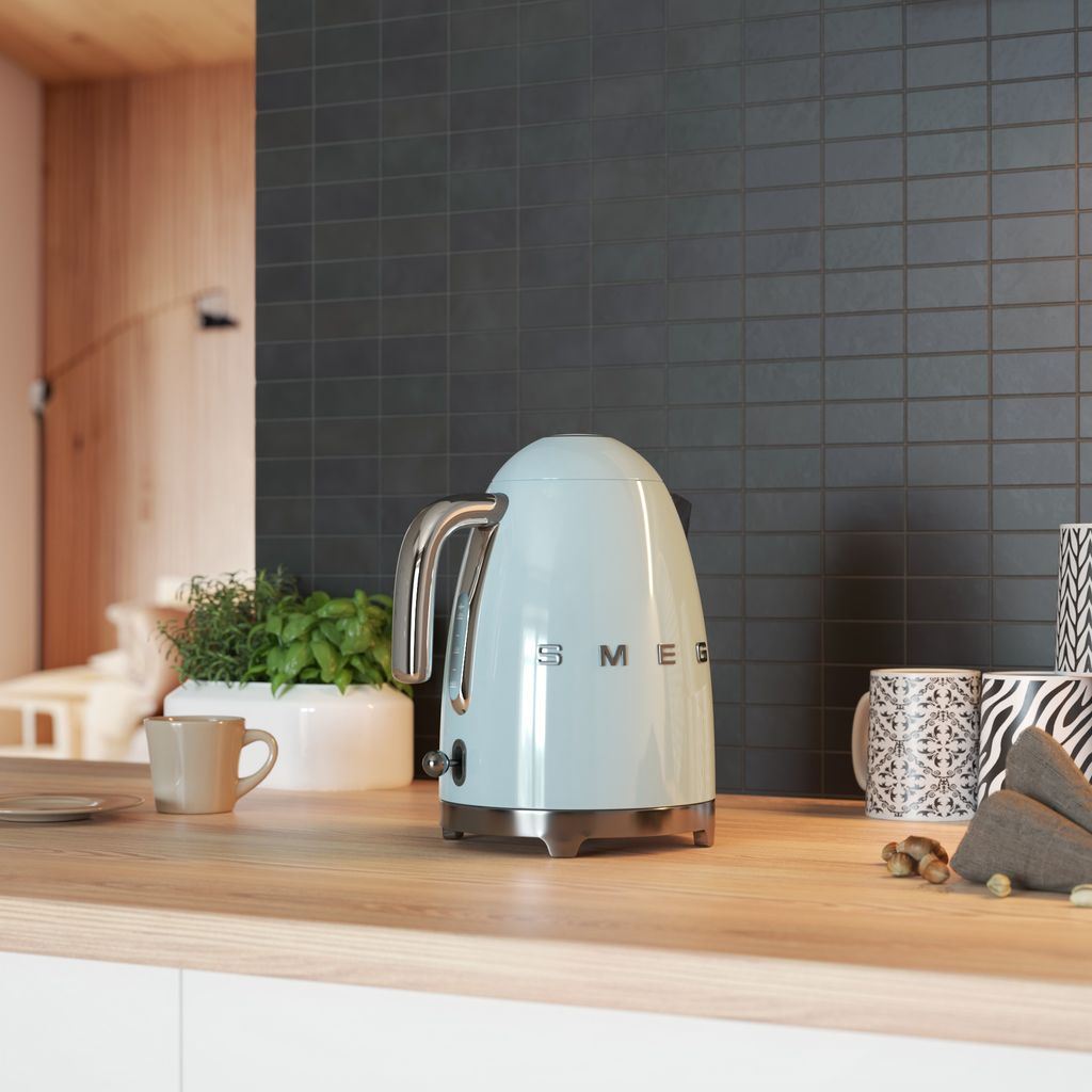 Wasserkocher KLF03PBEU 1,7 l, pastellblau, Smeg