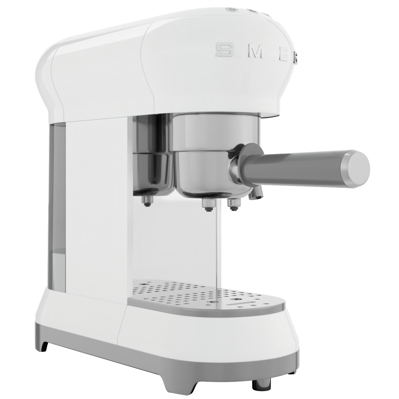 Espressomaschine mit Siebträger ECF01WHEU, weiß, Smeg