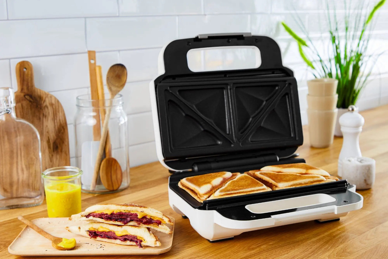 Sandwichmaker und Waffeleisen SNACK XL SW701110, weiß, Tefal