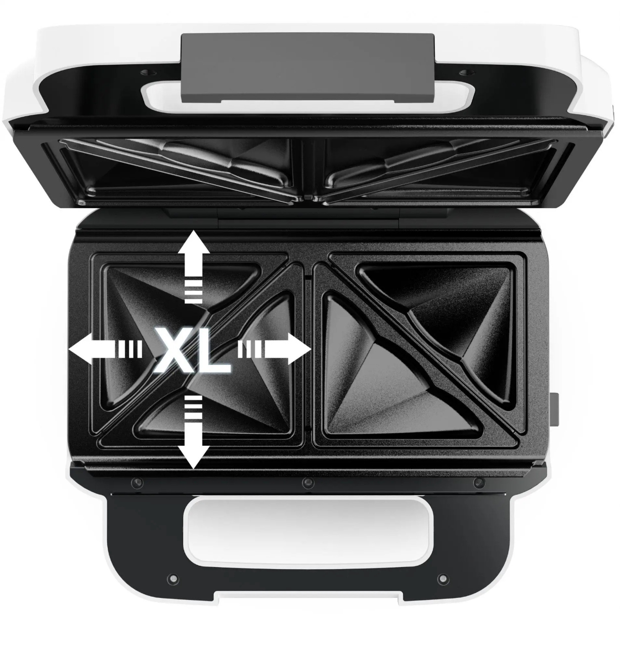 Sandwichmaker und Waffeleisen SNACK XL SW701110, weiß, Tefal
