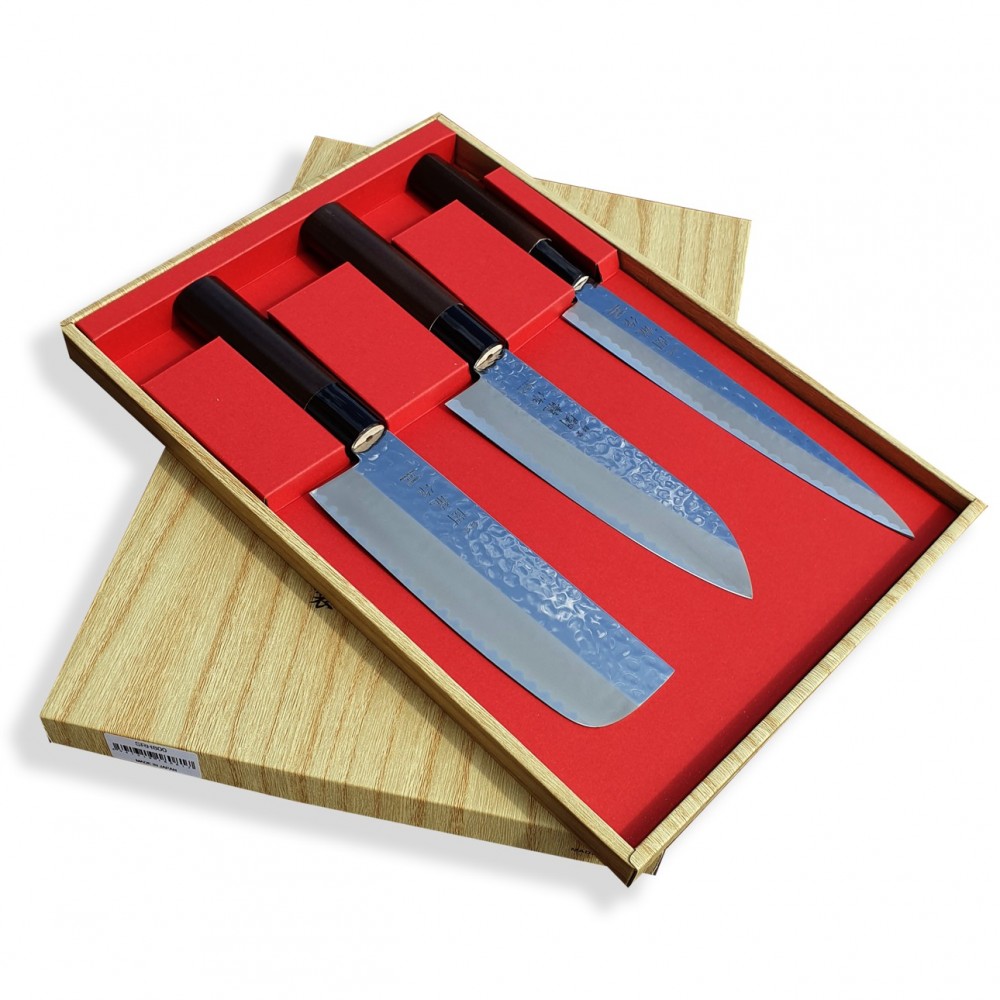 Messerset TSUCHIME AX JAPAN, 3-teilig, Geschenkbox, Dellinger