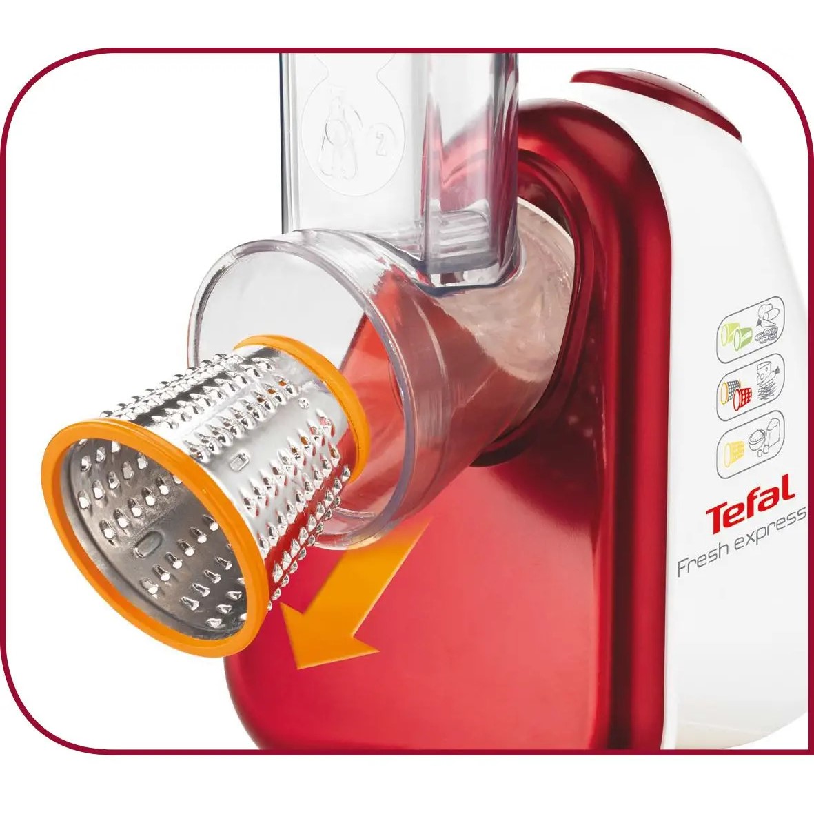 Elektrische Reibe FRESH EXPRESS PLUS MB756G31, Tefal