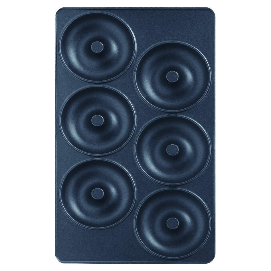 Donut Platte für Sandwich- und Waffeleisen SNACK COLLECTION XA801112, 2er-Set, Tefal