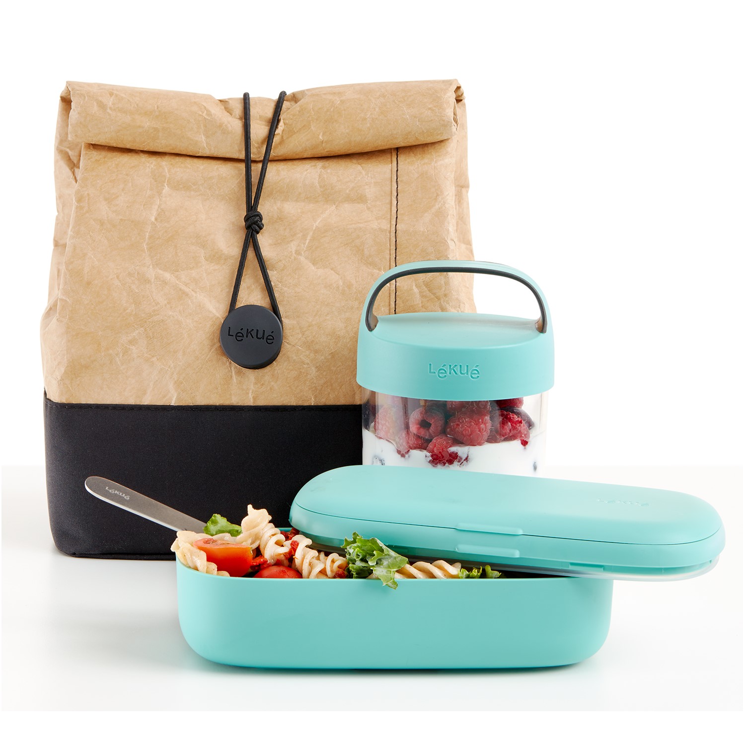 Kühltasche LUNCHBAG TO GO 4 l, grau, Lékué