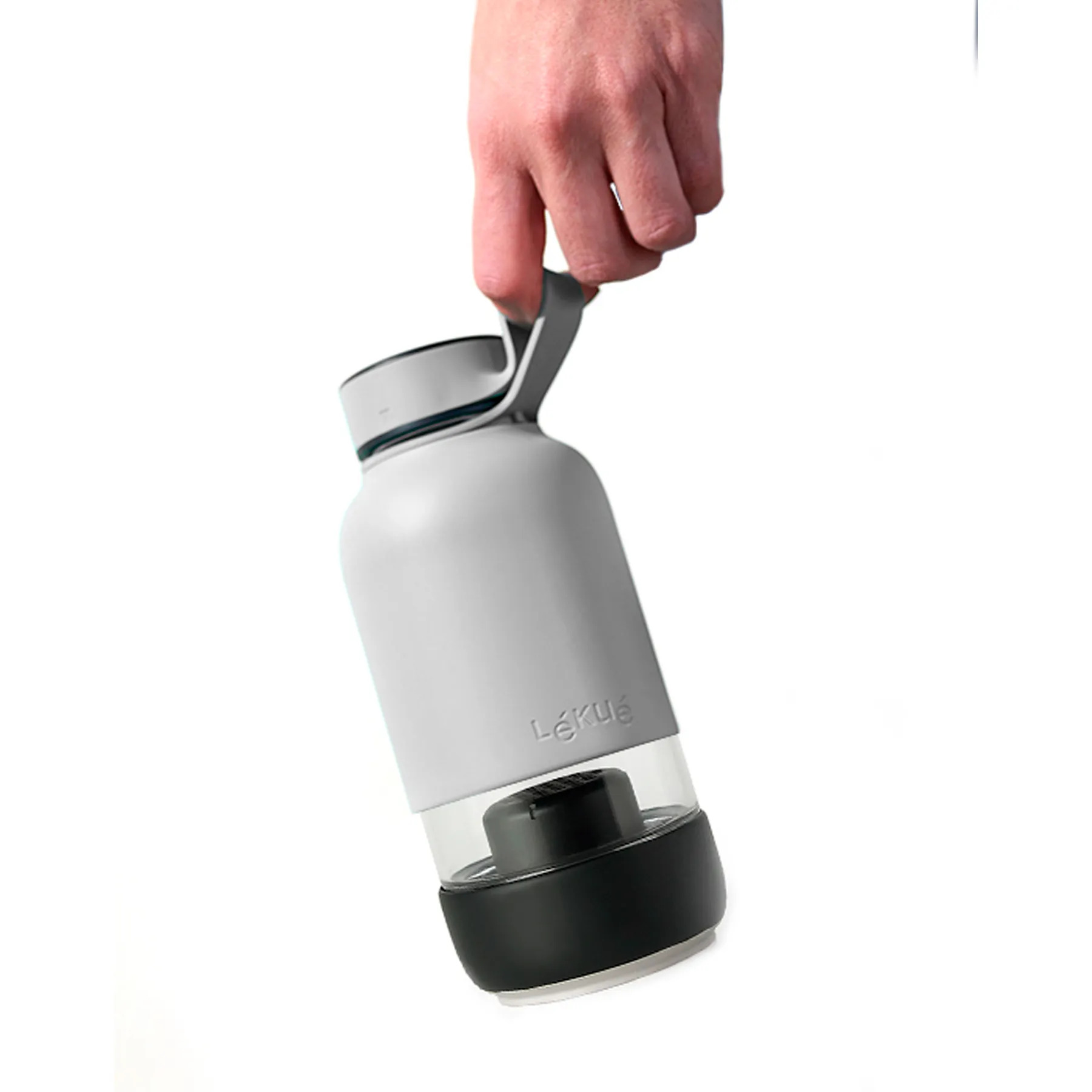Trinkflasche BOTTLE TO GO 600 ml, mit Kohlefilter, Lékué