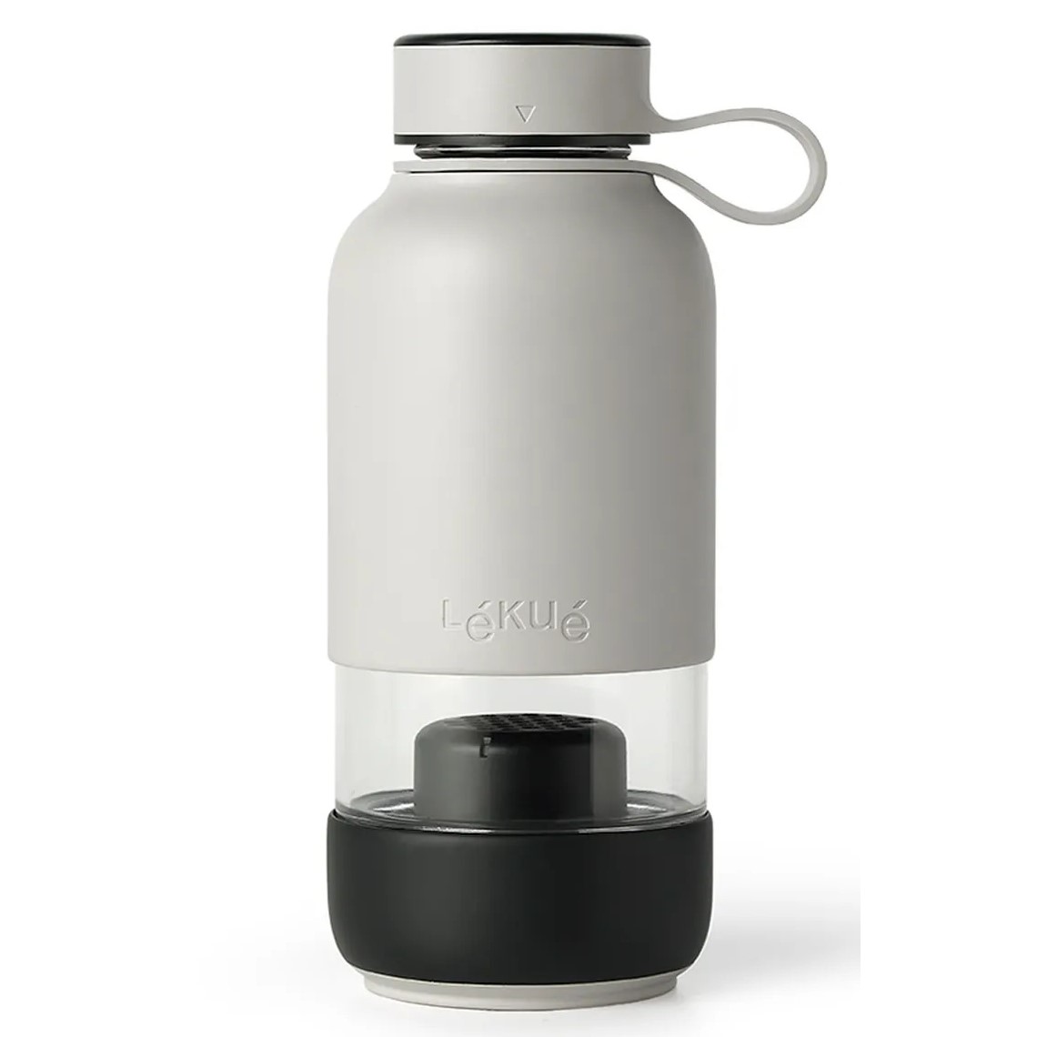 Trinkflasche BOTTLE TO GO 600 ml, mit Kohlefilter, Lékué