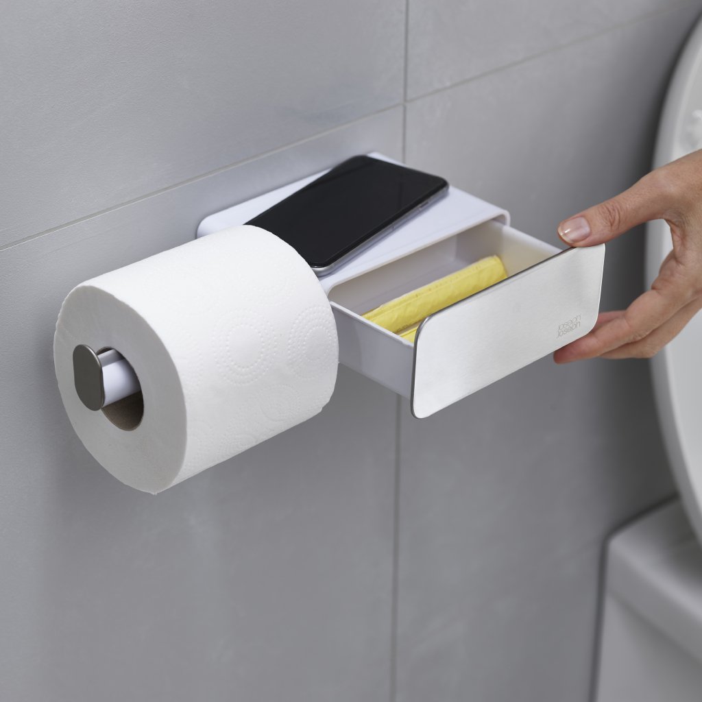 Toilettenpapierhalter EASYSTORE 70529, Silber, Joseph Joseph