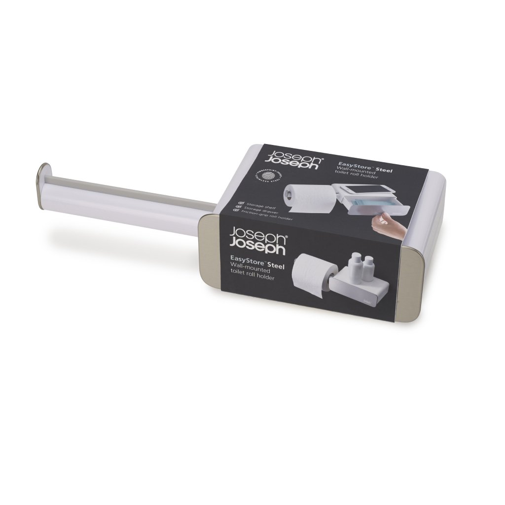 Toilettenpapierhalter EASYSTORE 70529, Silber, Joseph Joseph