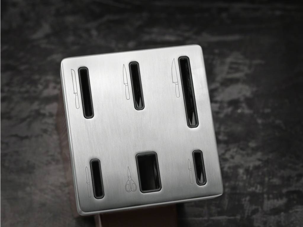 Messerblock Set GOURMET, 7-teilig, Schoko-Esche, Zwilling