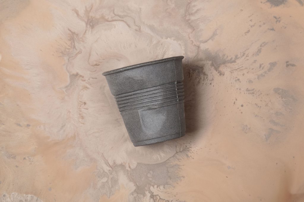 Espresso Knickbecher RECYCLAY, 6er-Set, grau, REVOL