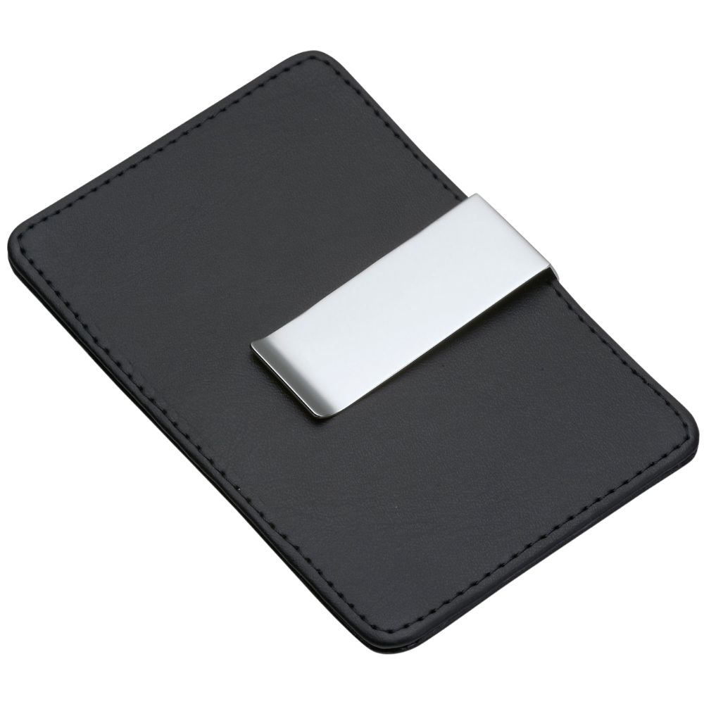 Kartenhalter mit Geldklammer GIORGIO 10 cm, schwarz, Philippi