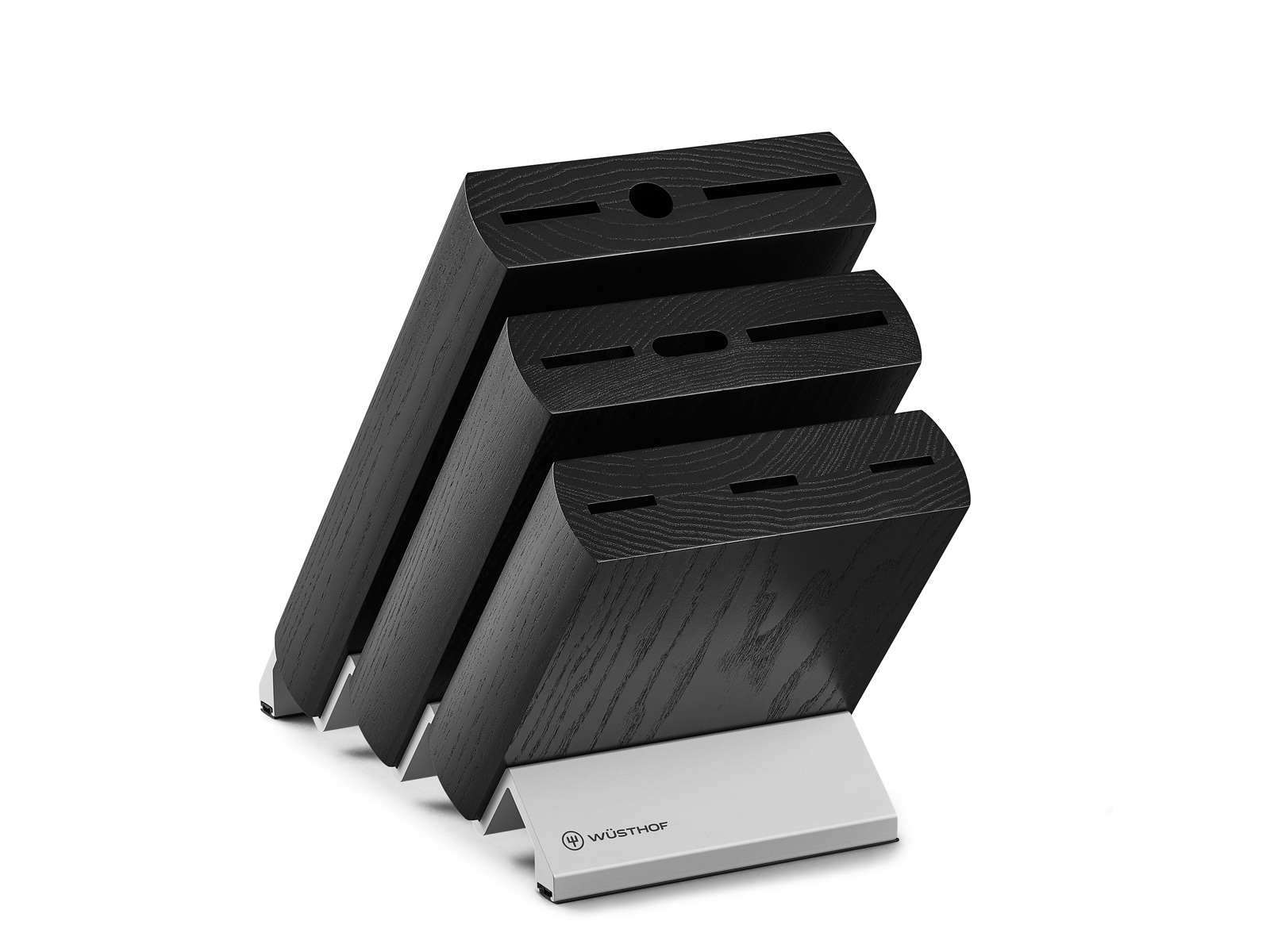 Messerblock IKON, für 9 Messer, schwarz, Holz, Wüsthof