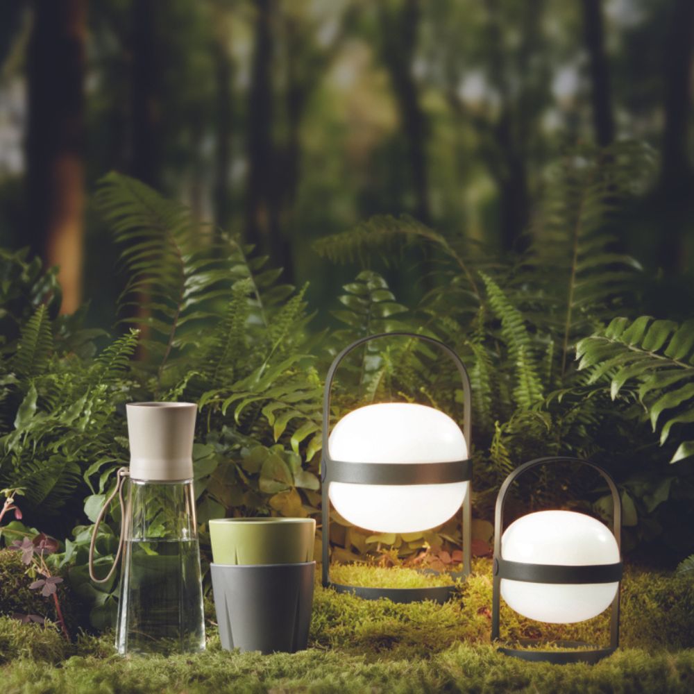 Portable Akku-Tischleuchte SOFT SPOT 25 cm, LED, olivgrün, Rosendahl