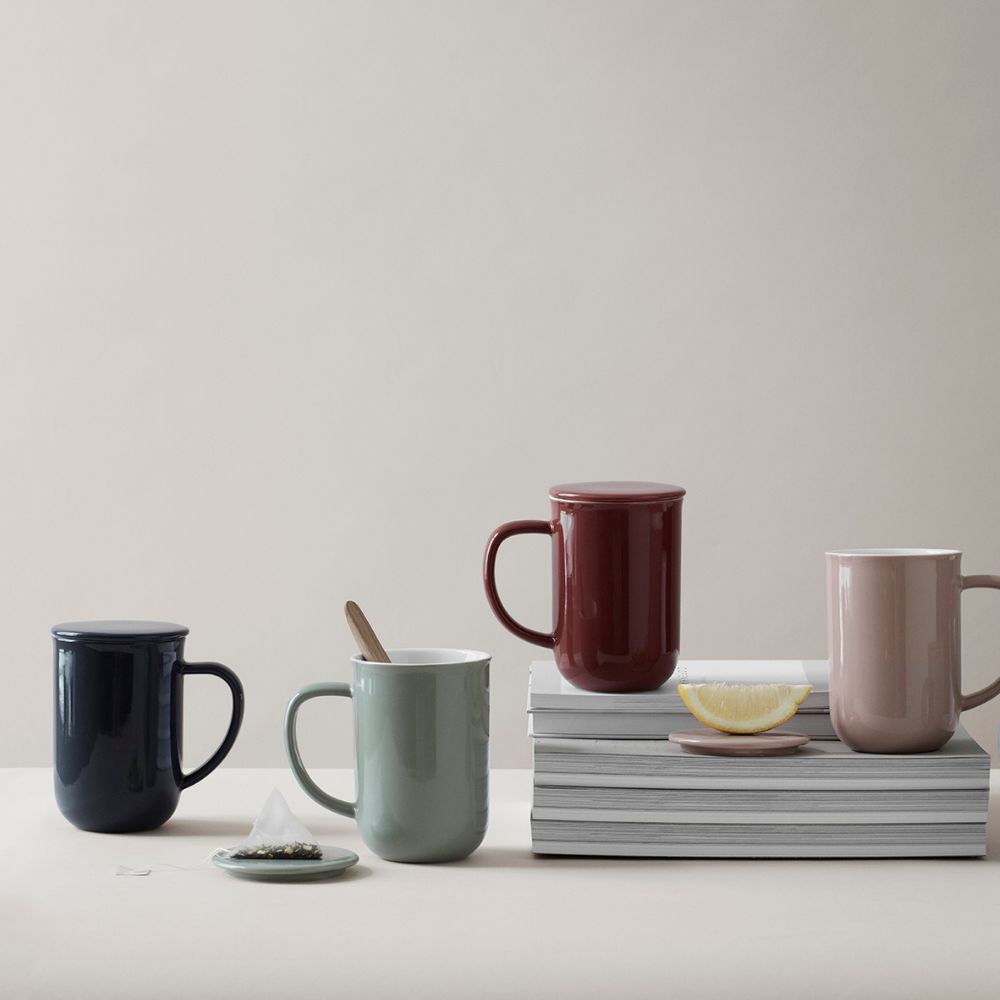 Teetasse mit Sieb MINIMA 500 ml, dunkelblau, Viva Scandinavia