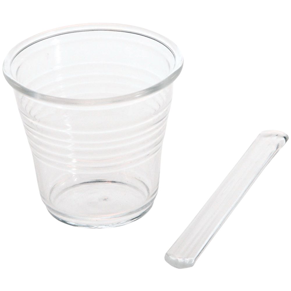 Espressoglas mit Rührer ESTETICO QUOTIDIANO, 6er-Set, Seletti