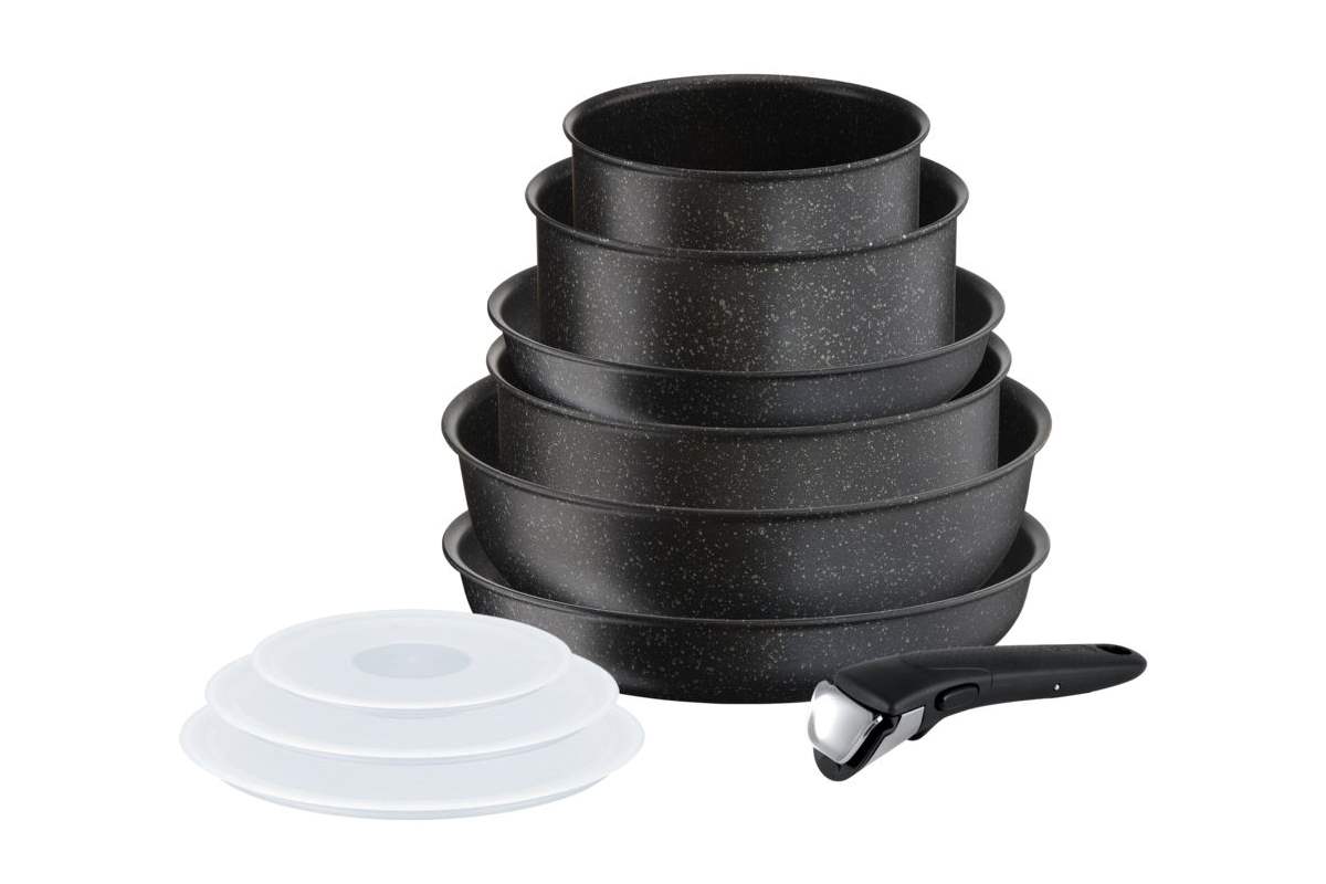 Kochtopfset Ingenio Authentic L6719552 TEFAL 10-teilig