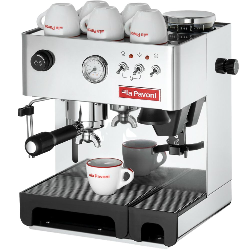 Kaffeevollautomat DOMUS BAR LPCDMB01EU, silber, La Pavoni