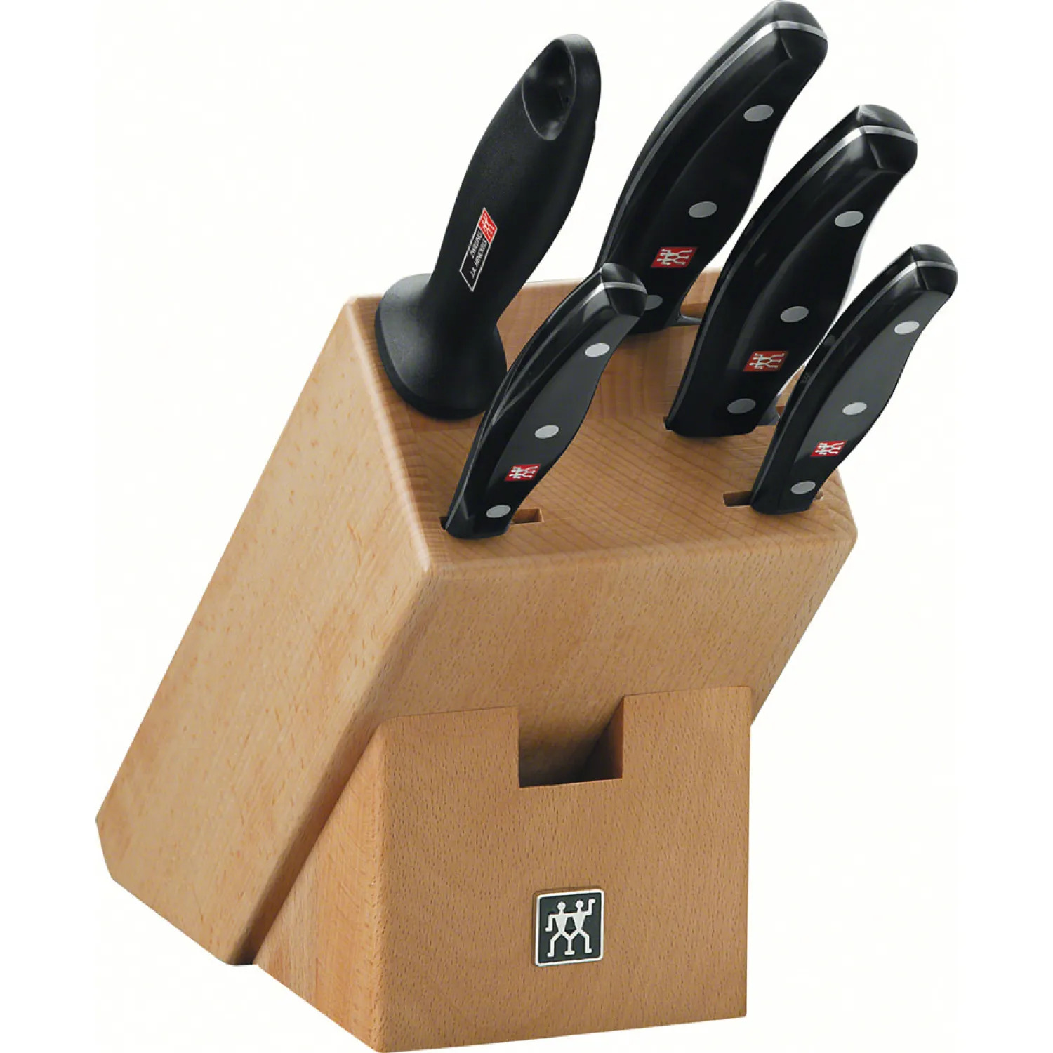 Messerblock Set POLLUX, 6-teilig, schwarz, Edelstahl, Zwilling