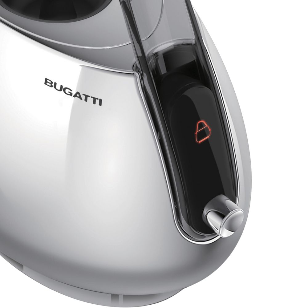Wasserkocher JACKIE 1,2 l, silber, Edelstahl, Bugatti