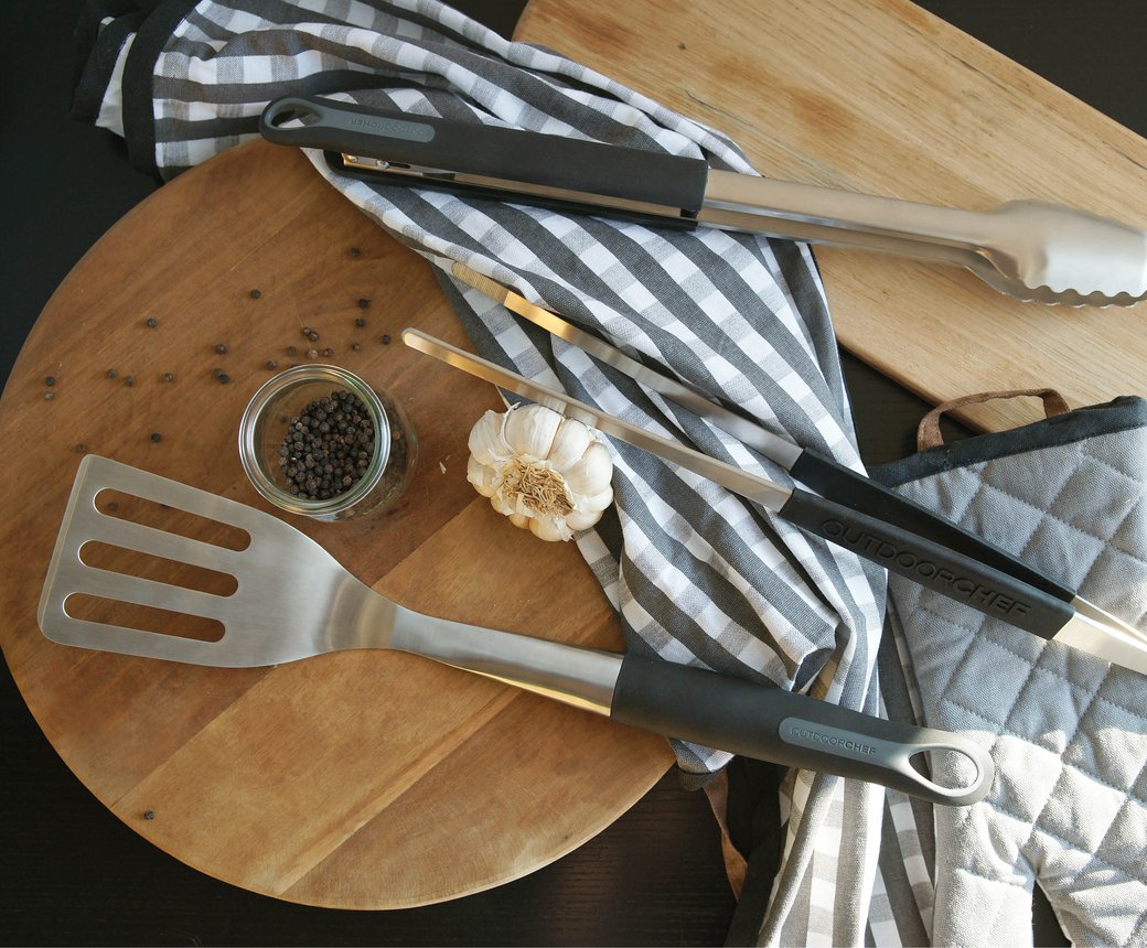 Grillzange 45 cm, rostfreier Stahl, Outdoorchef