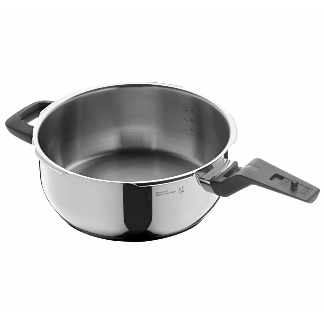 Schnellkochtopf PERFECT PREMIUM 4,5 l + 3 l + Dampfeinsatz, 3-teilig, Edelstahl, WMF