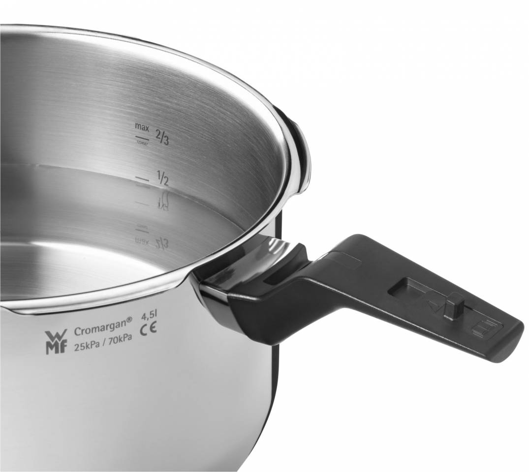 Schnellkochtopf PERFECT PREMIUM 4,5 l + 3 l + Dampfeinsatz, 3-teilig, Edelstahl, WMF